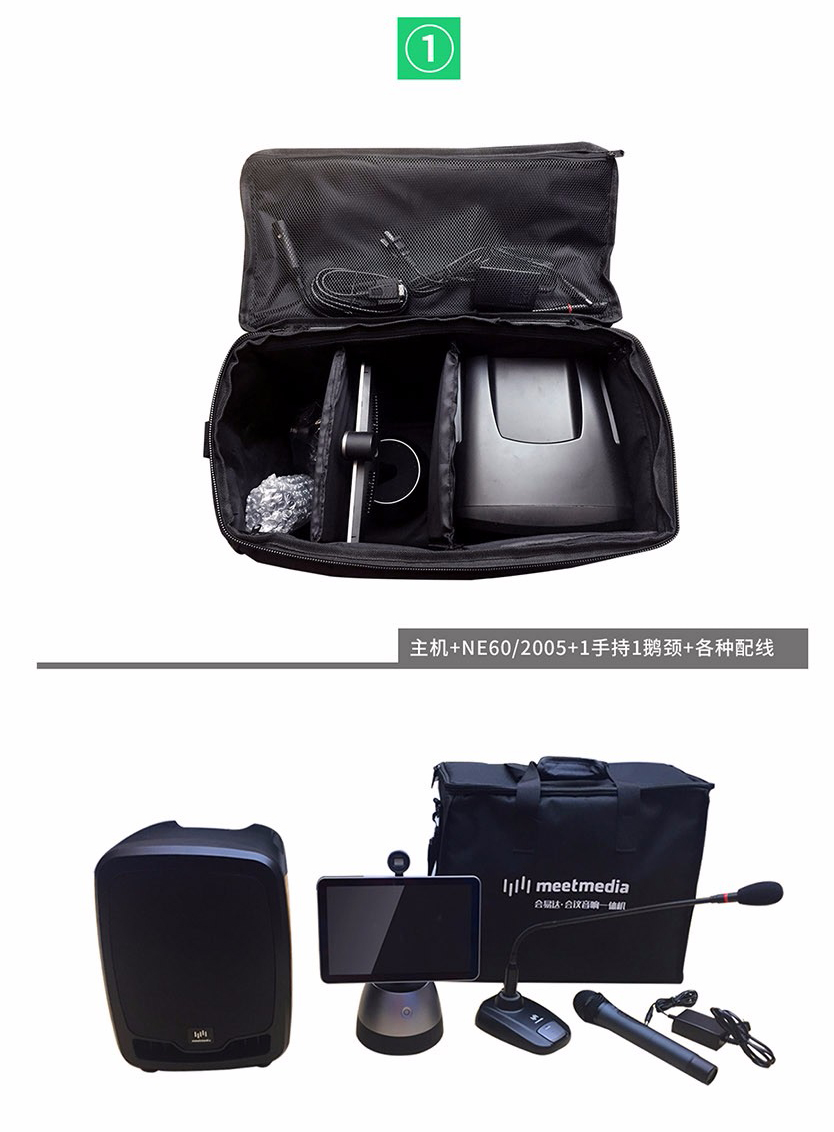 1、主机+NE60+1手持1鹅颈+各种配线