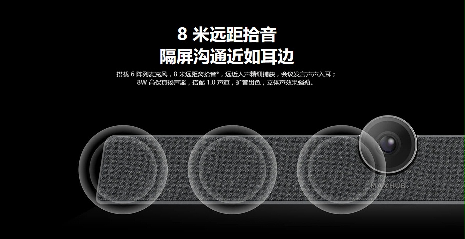 MAXHUB香蕉视频免费看污一体机8 米远距拾音